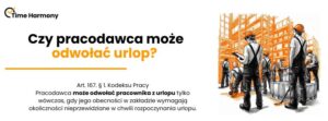 Odwołanie urlopu - Time Harmony 