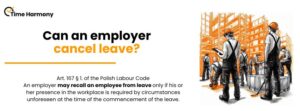 cancellation of leave